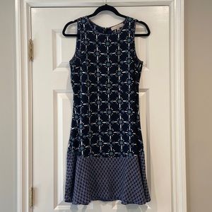 LOFT dress with back zipper